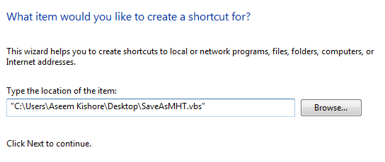 vbs shortcut baru