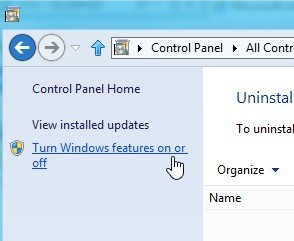 instal iis windows 8