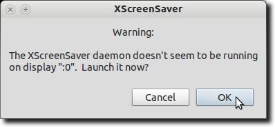 Nyalakan XScreensaver Daemon
