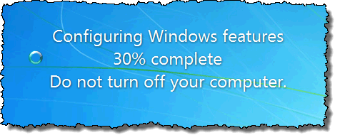 Mengkonfigurasi pesan fitur Windows