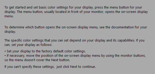 reset display settings