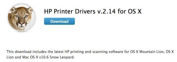 Hp printer driver mac