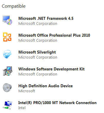 compatible software