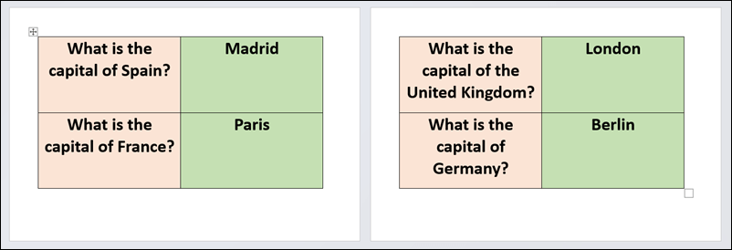 Cara Membuat Flashcard di Microsoft Word gambar 10