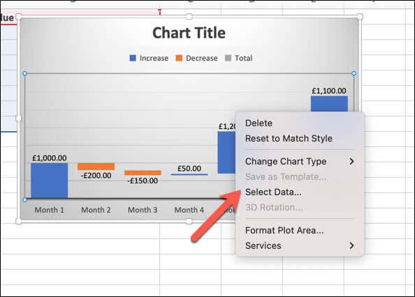 Cara Membuat Waterfall Chart di Microsoft Excel gambar 4